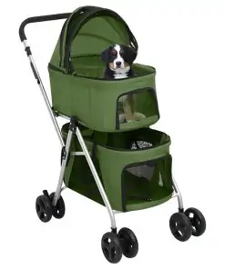 Poussette animaux chien et chat