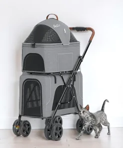 Poussette pour chien et chat 