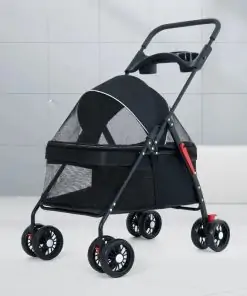 Poussette pour vieux chien